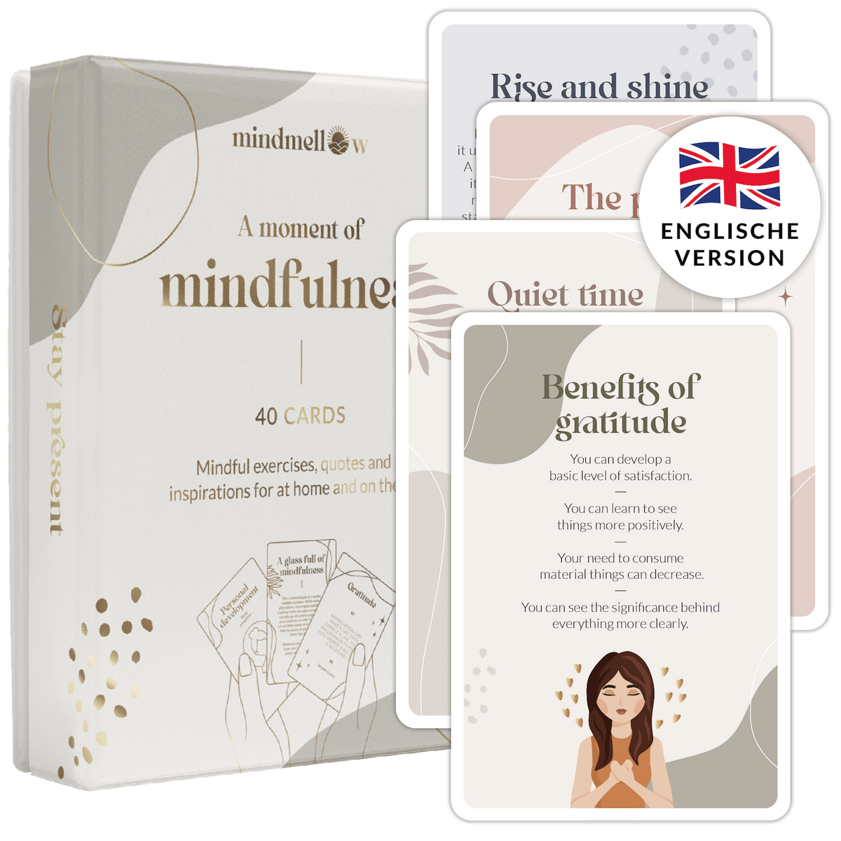 Achtsamkeitskarten Erwachsene - Englische Version