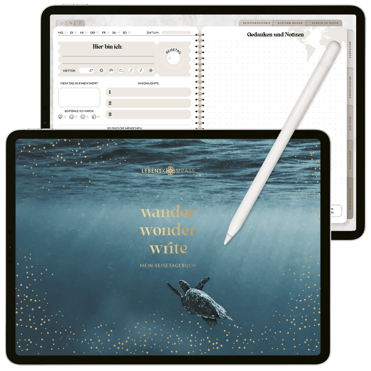 Digitales Reisetagebuch - PDF mit Hyperlinks