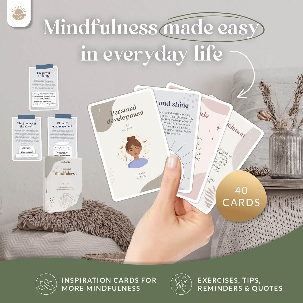 Achtsamkeitskarten Erwachsene - Englische Version
