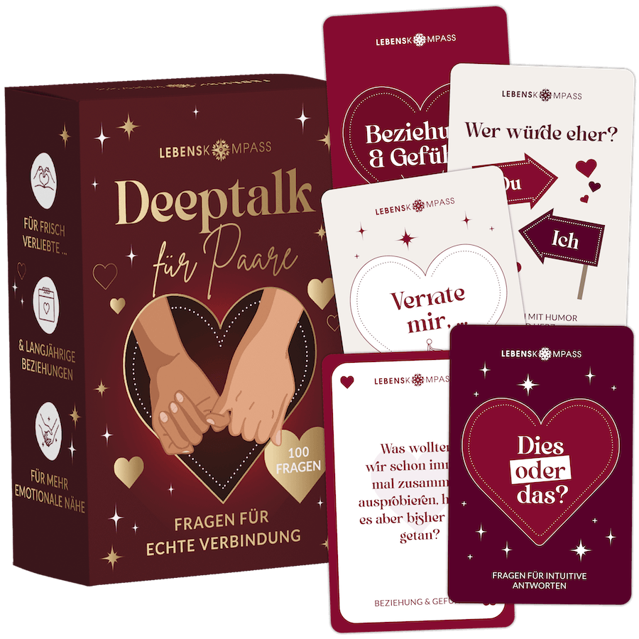Deeptalk Paare - 100 Gesprächskarten für echte Nähe & Achtsamkeit