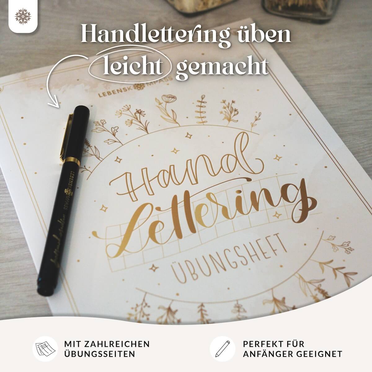 Handlettering Übungsheft für Anfänger