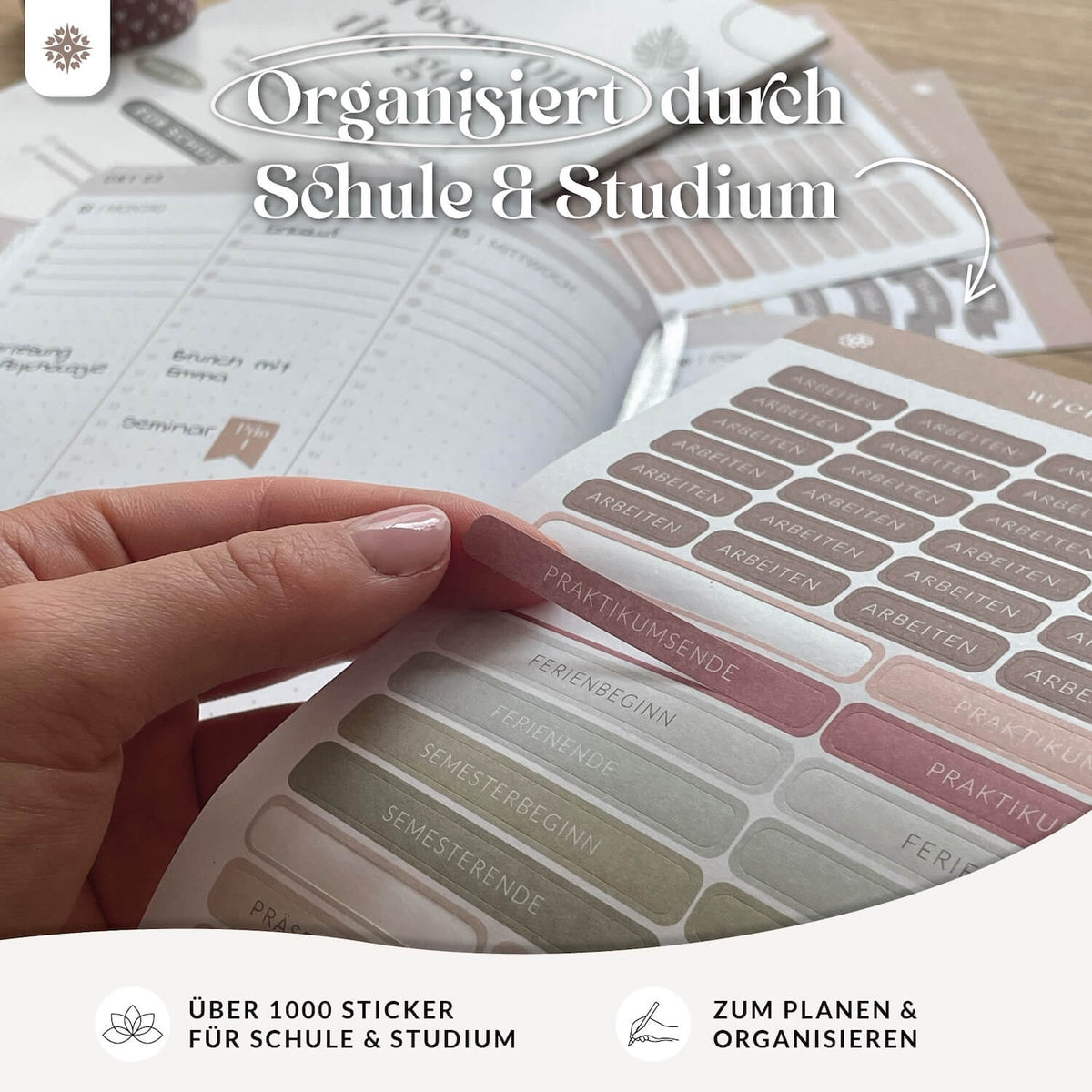 Sticker Set für Schule & Studium