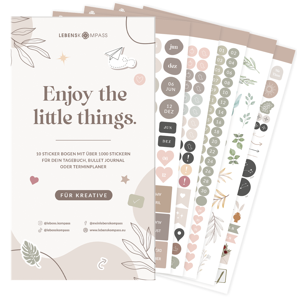 Sticker Set für Kalender & Bullet Journaling