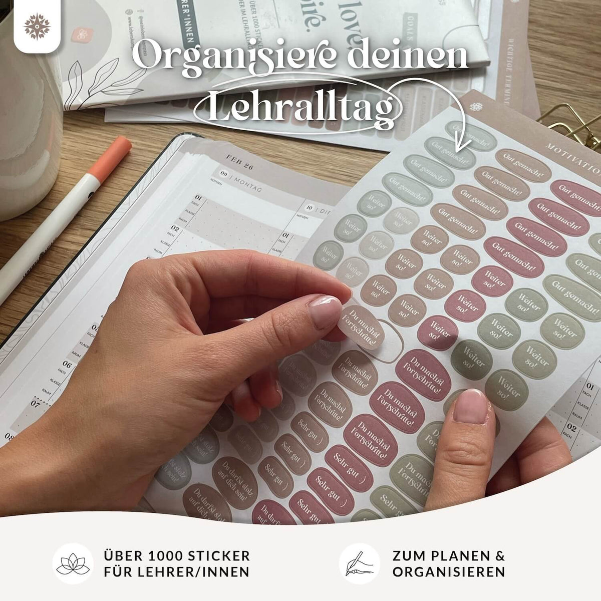 Sticker Set für LehrerInnen & Unterricht