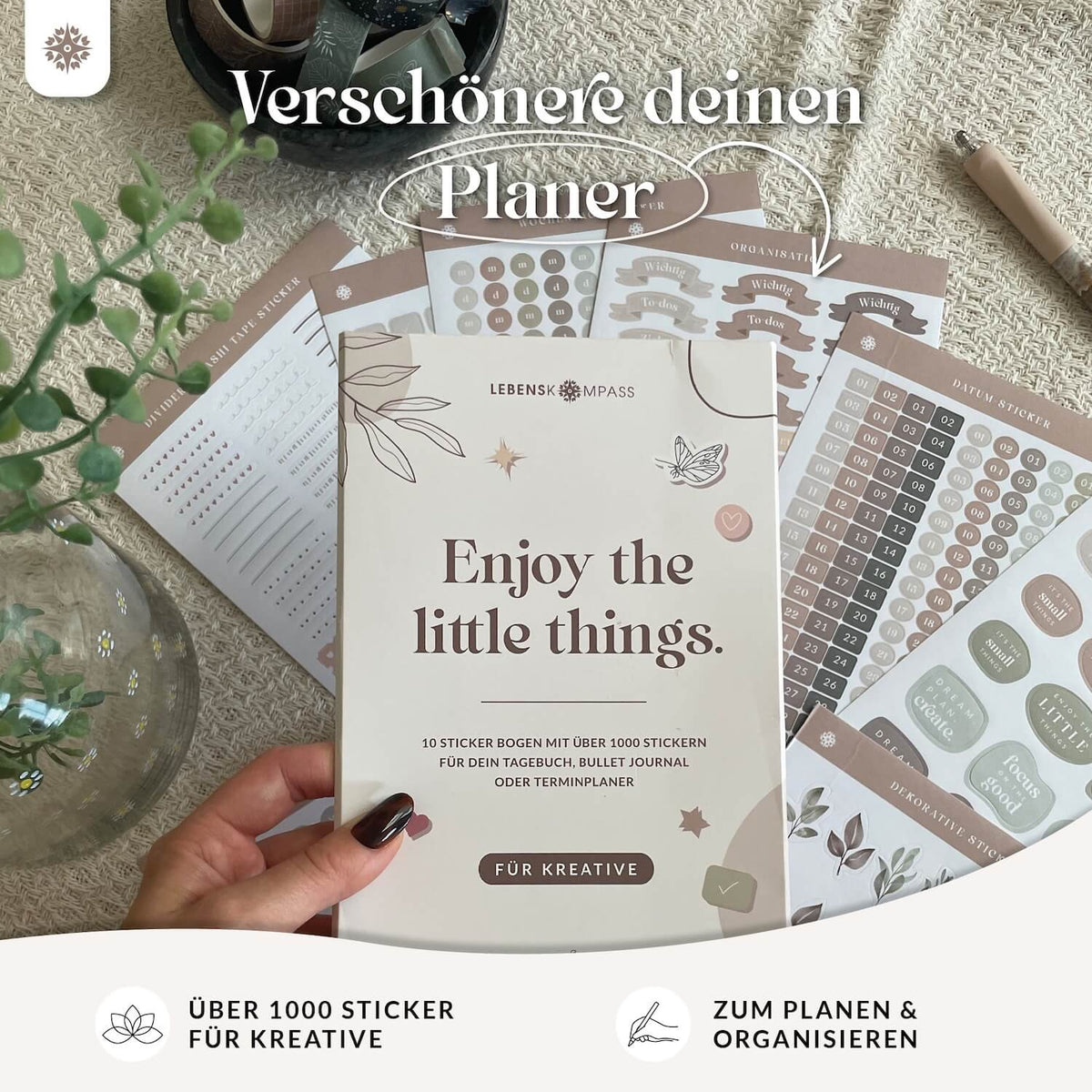 Sticker Set für Kalender & Bullet Journaling