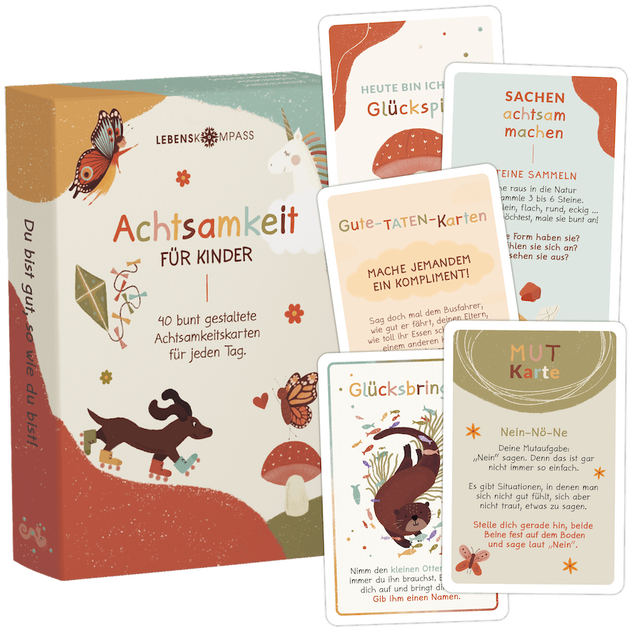 Achtsamkeitskarten - 40 Karten für Kinder