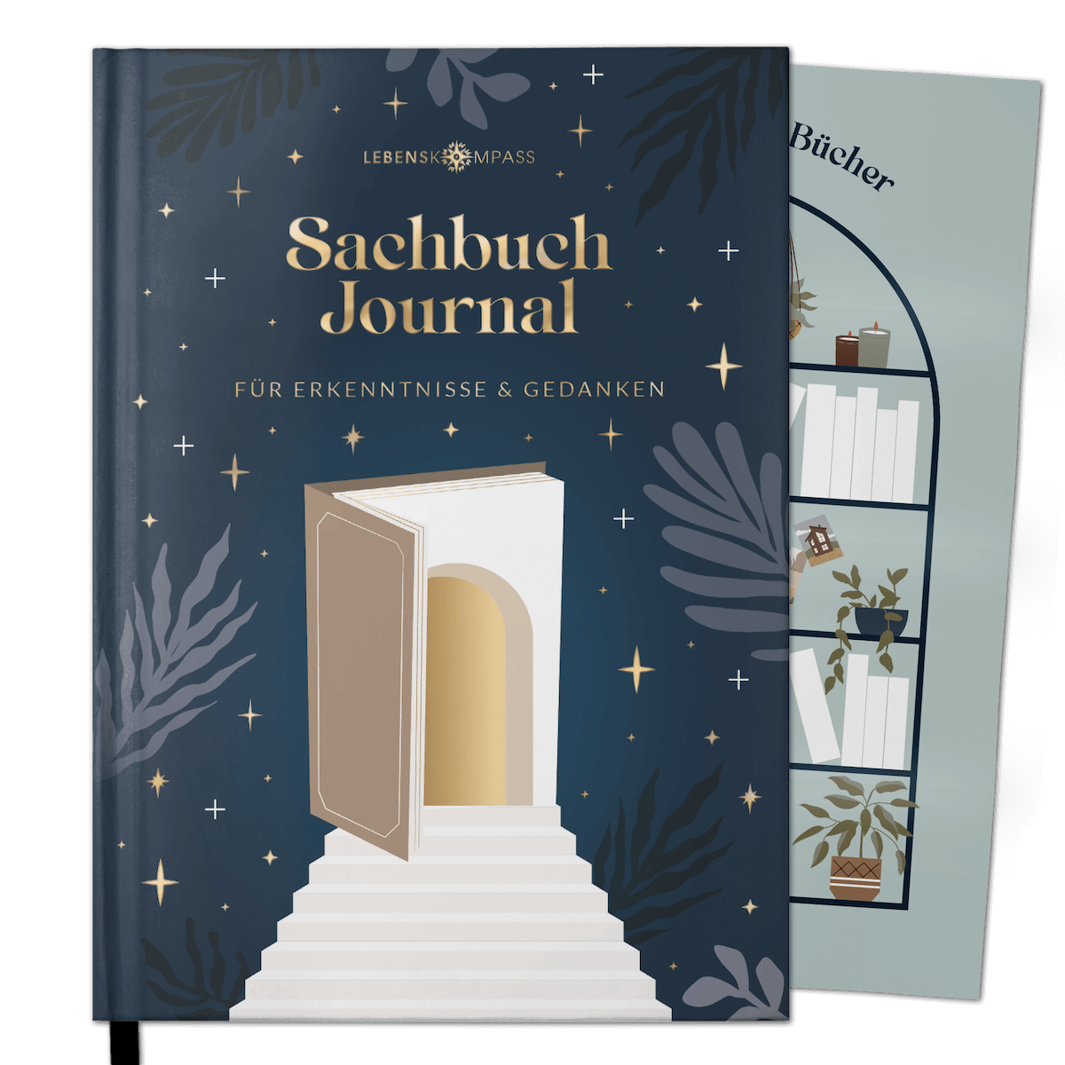 Sachbuchjournal mit Poster - für 40 Bücher