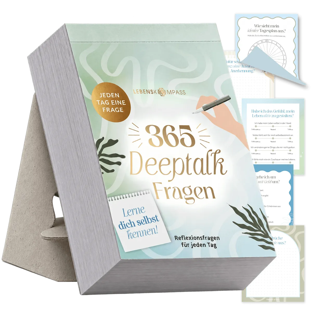 Deeptalk Abreißblock – 365 Fragen, um dich selbst kennenzulernen