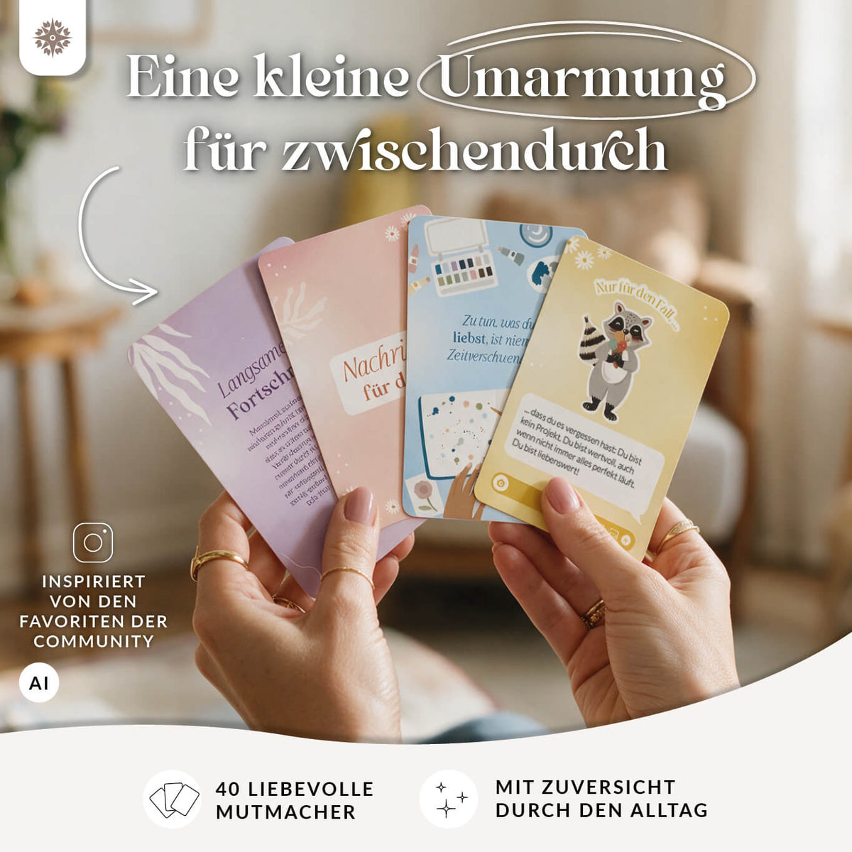 Mutmach-Karten – 40 aufmunternde Reminder