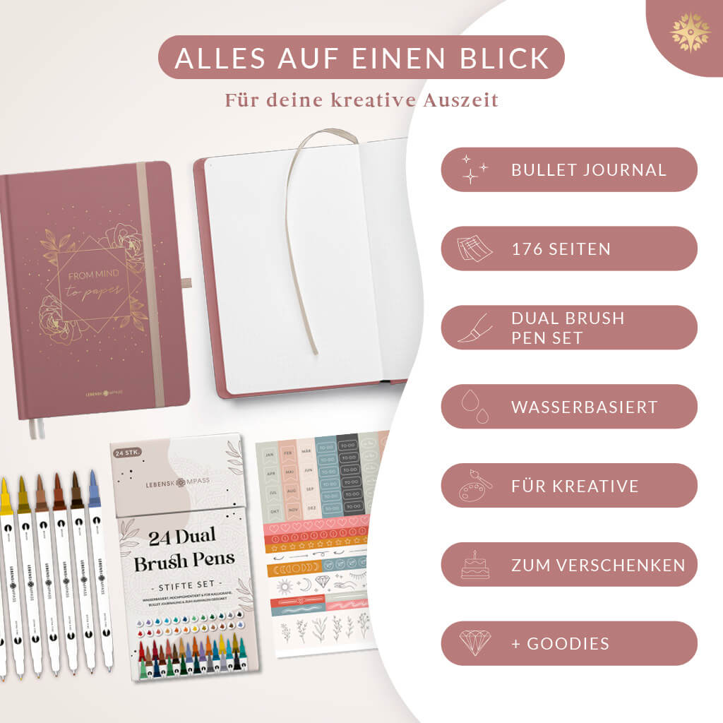 Kreatives Journaling - Das Bullet Journal Set