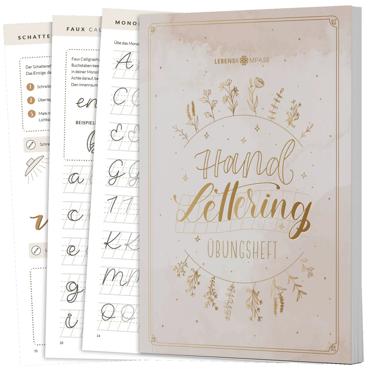 Handlettering Übungsheft für Anfänger