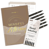 "Handlettering Starter"-Set (Buch + Stifte)
