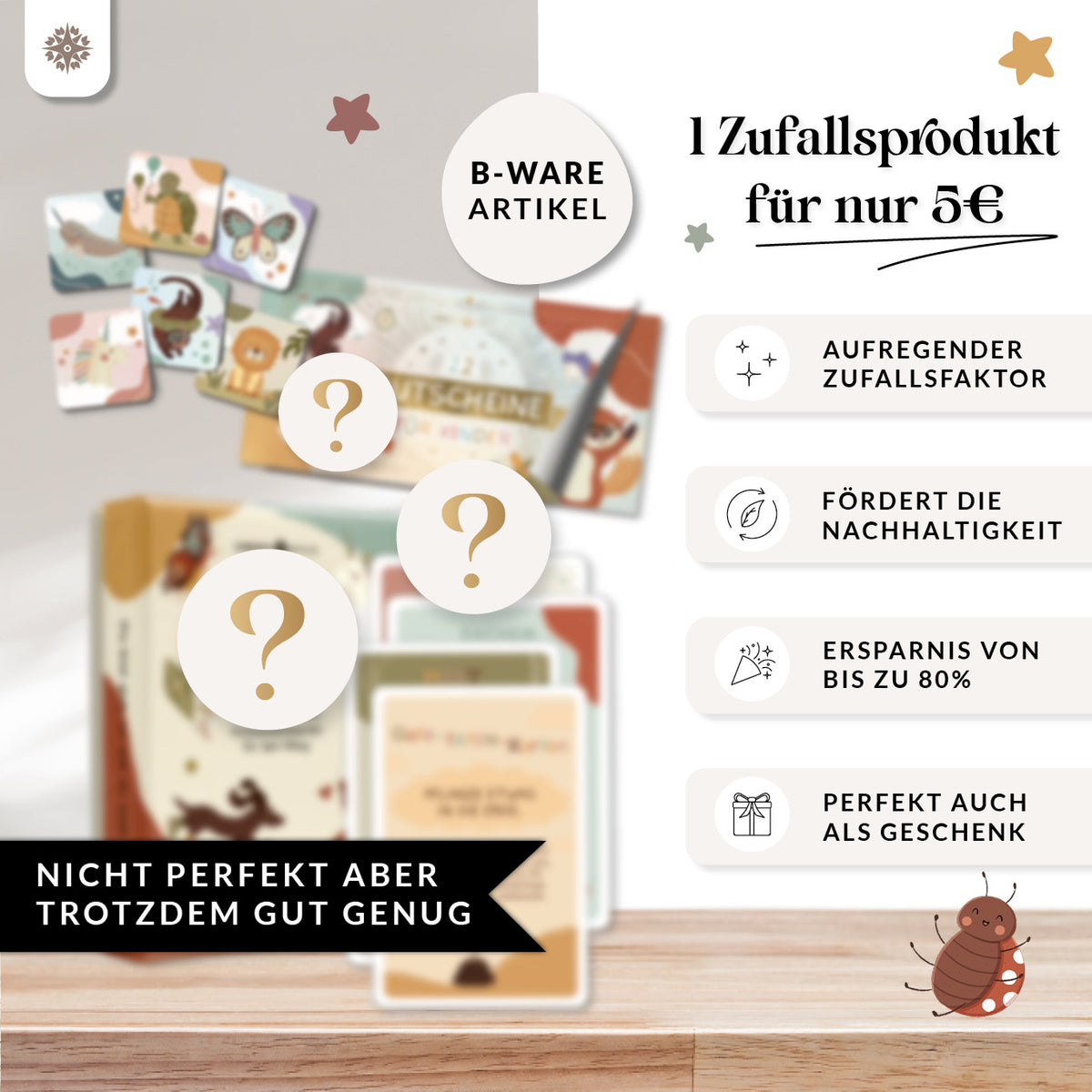 2. Chance Kinder Produkte - Überraschungsartikel mit Ecken & Kanten