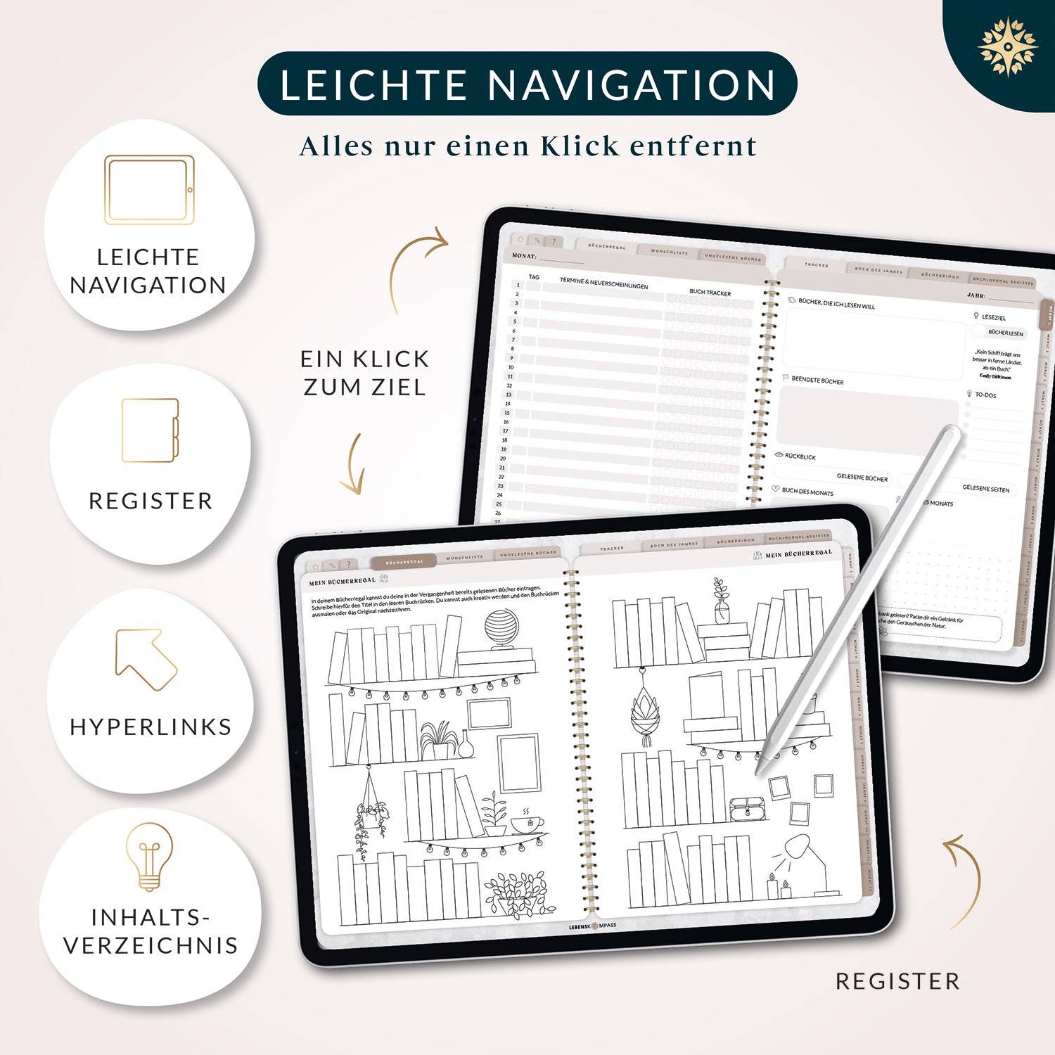 Digitales Buchjournal - PDF mit Hyperlinks