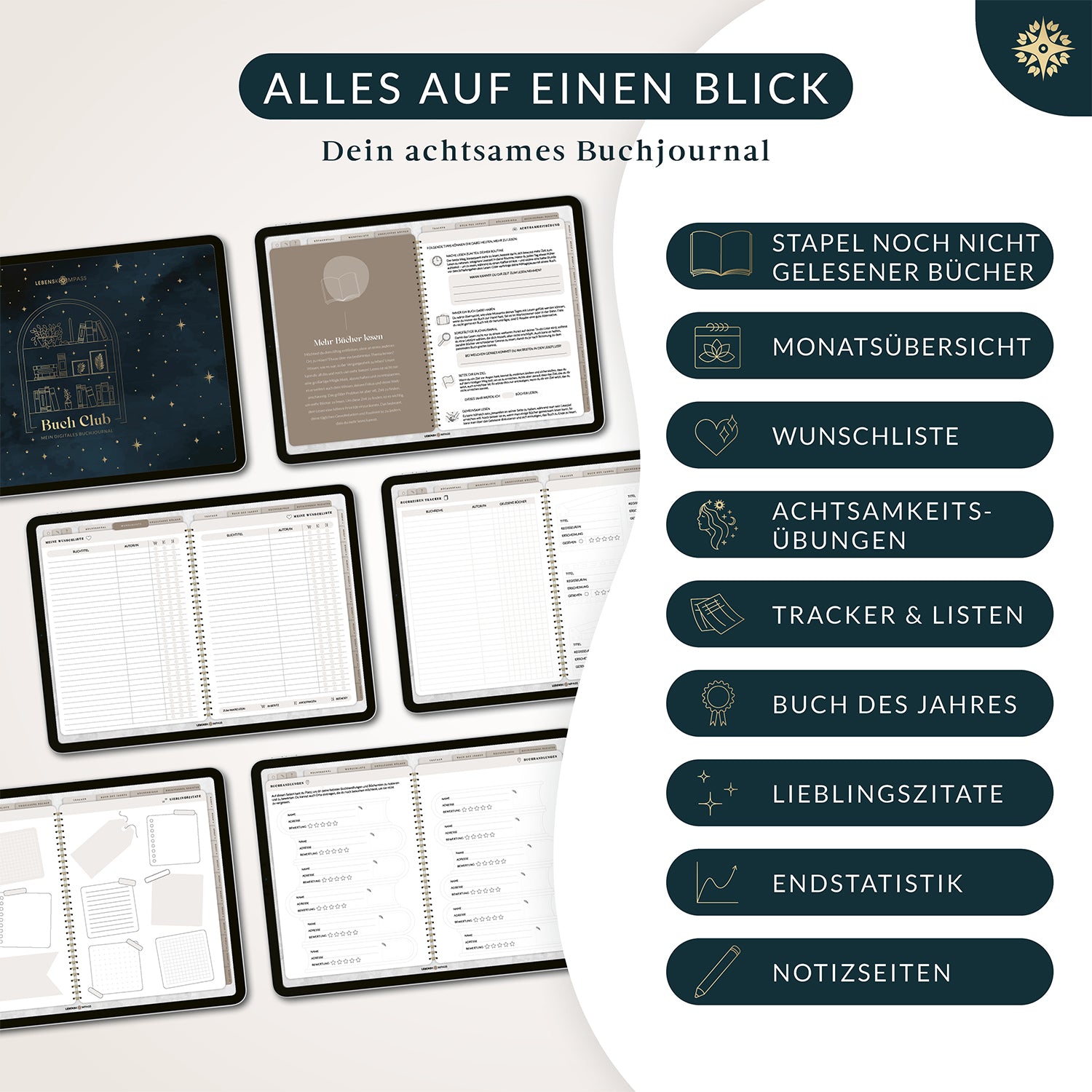 Digitales Buchjournal - PDF mit Hyperlinks