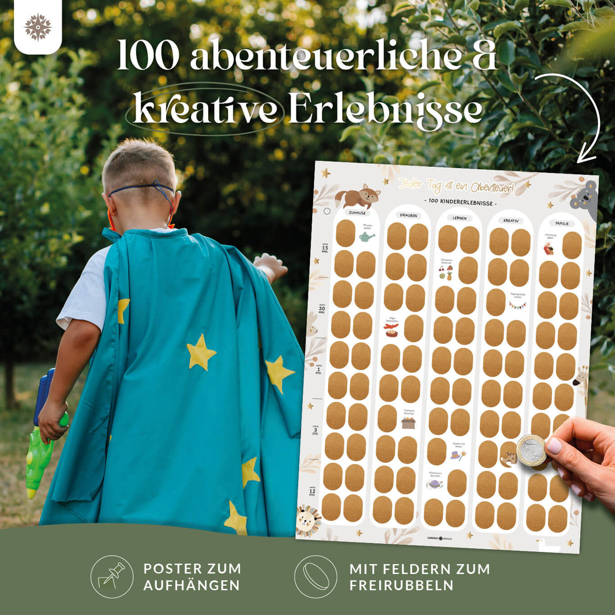 Rubbelposter für Kinder - 100 Beschäftigungsideen