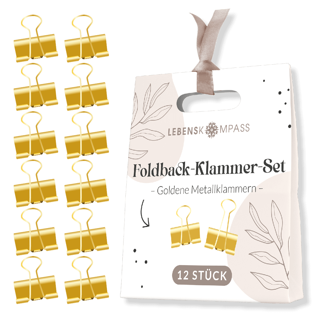 12er Foldback-Klammer-Set