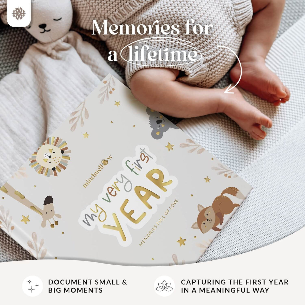 Babytagebuch "Pure" - Englische Version