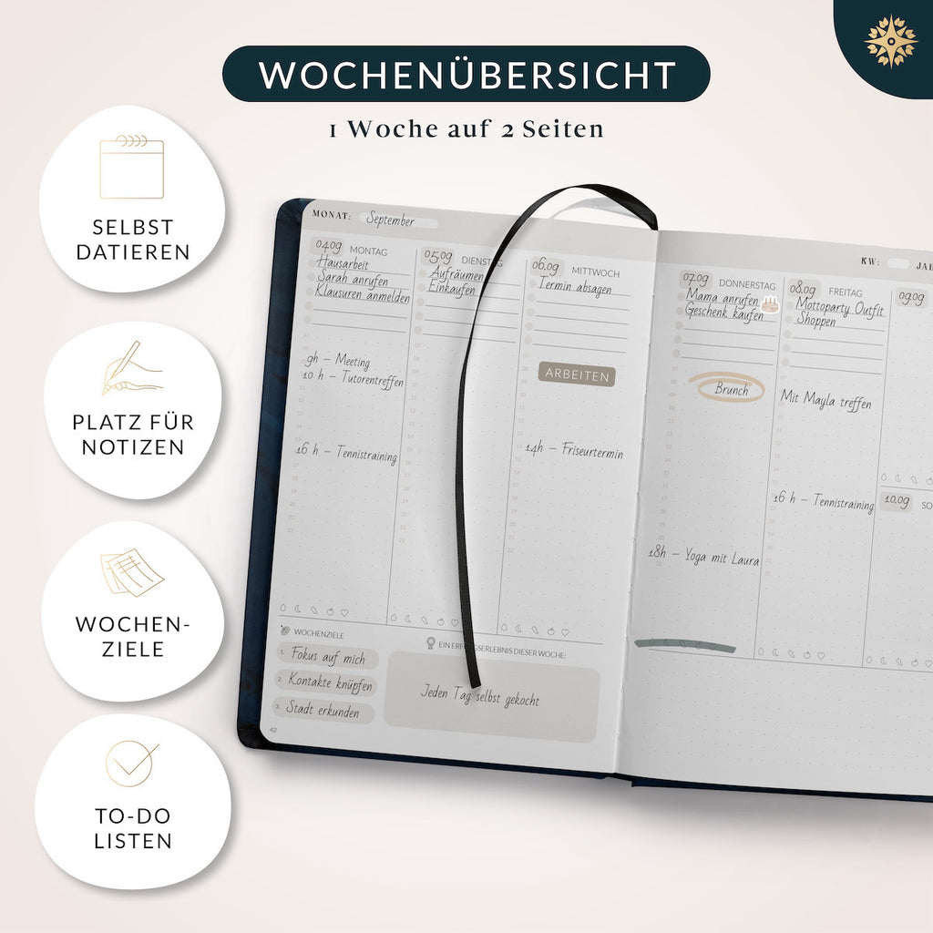 Studienplaner Undatiert - DIN A5