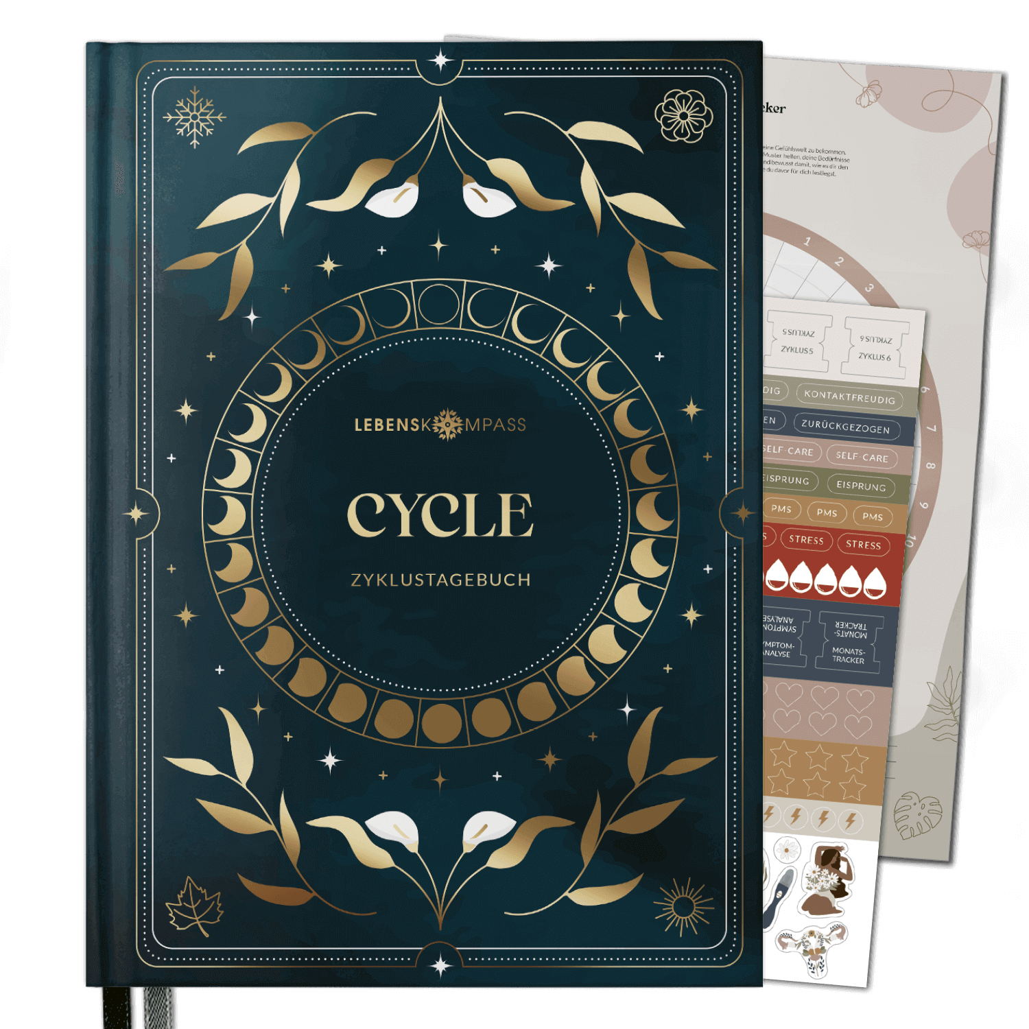 Zyklustagebuch "CYCLE" - mit Poster DIN A5
