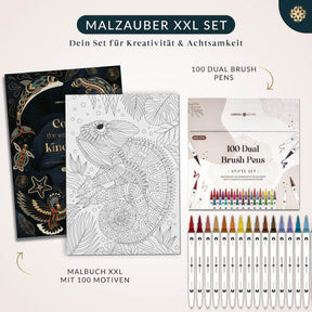 "Malzauber" - XXL Sparbundle zum Malen mit 100 Motiven