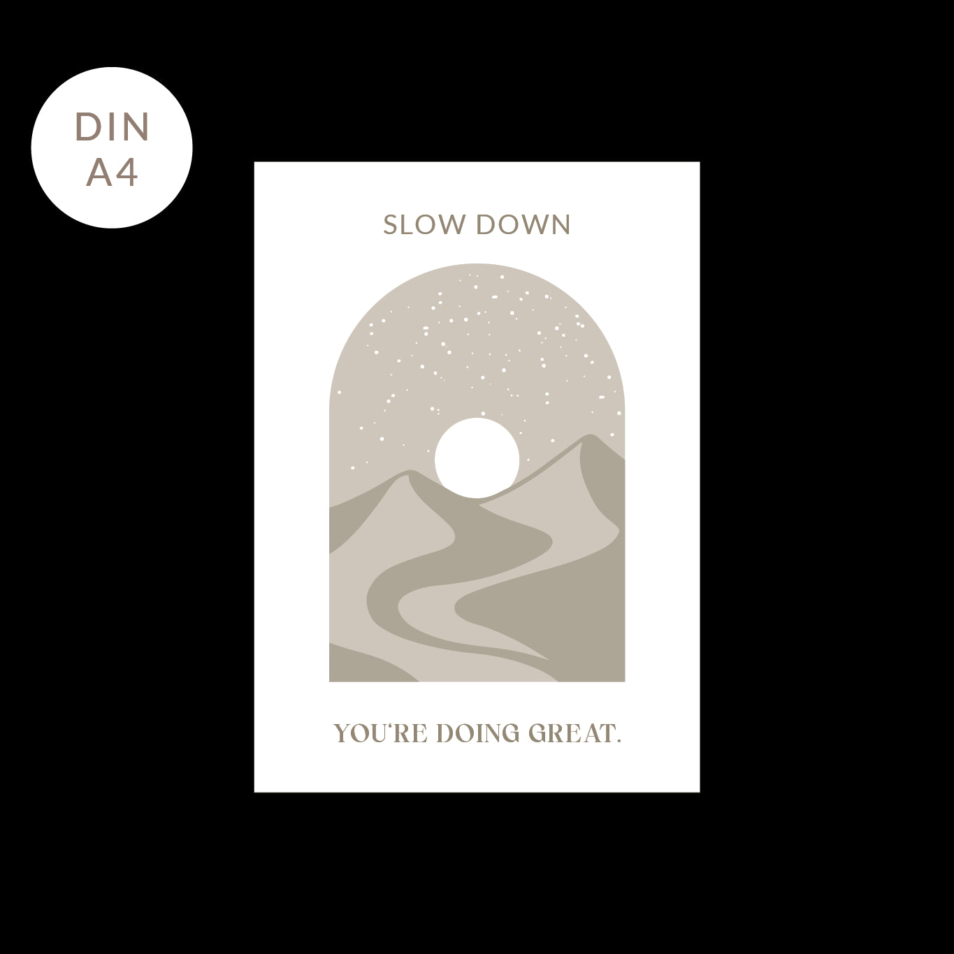 Poster A3 & A4 "Calm"