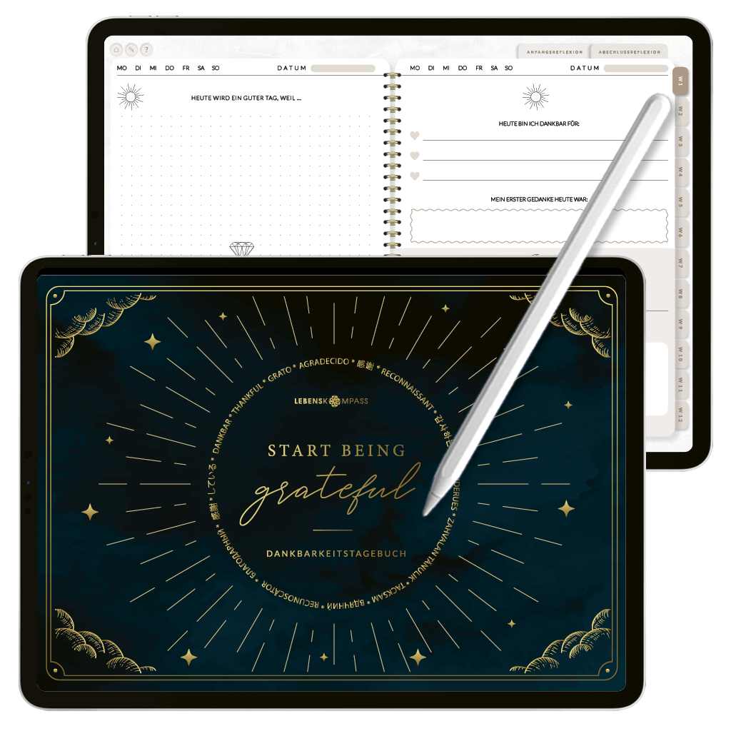 Digitales Dankbarkeitstagebuch - PDF mit Hyperlinks
