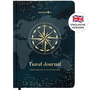 Reisetagebuch - DIN A5 - Englische Version