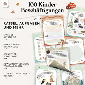 Rätselblock – 100 Beschäftigungen für Kinder