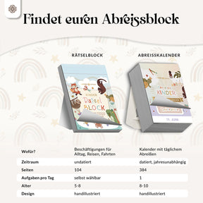 Rätselblock – 100 Beschäftigungen für Kinder