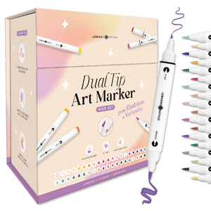 Dual Tip Art Marker - 40 bunte Alkohol Stifte