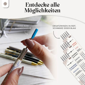 Kugelschreiber mit auswechselbarer Mine