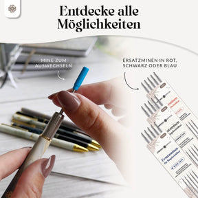 Kugelschreiber mit auswechselbarer Mine