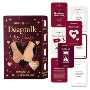 Deeptalk Paare - 100 Gesprächskarten für echte Nähe & Achtsamkeit