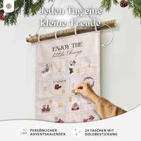 Adventskalender zum Befüllen - Wandteppich