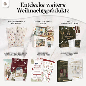 Adventskalender zum Befüllen - Wandteppich