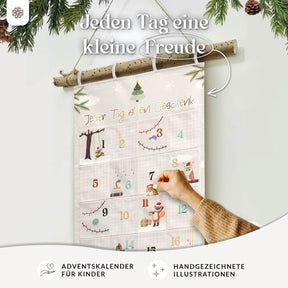 Adventskalender zum Befüllen - Wandteppich