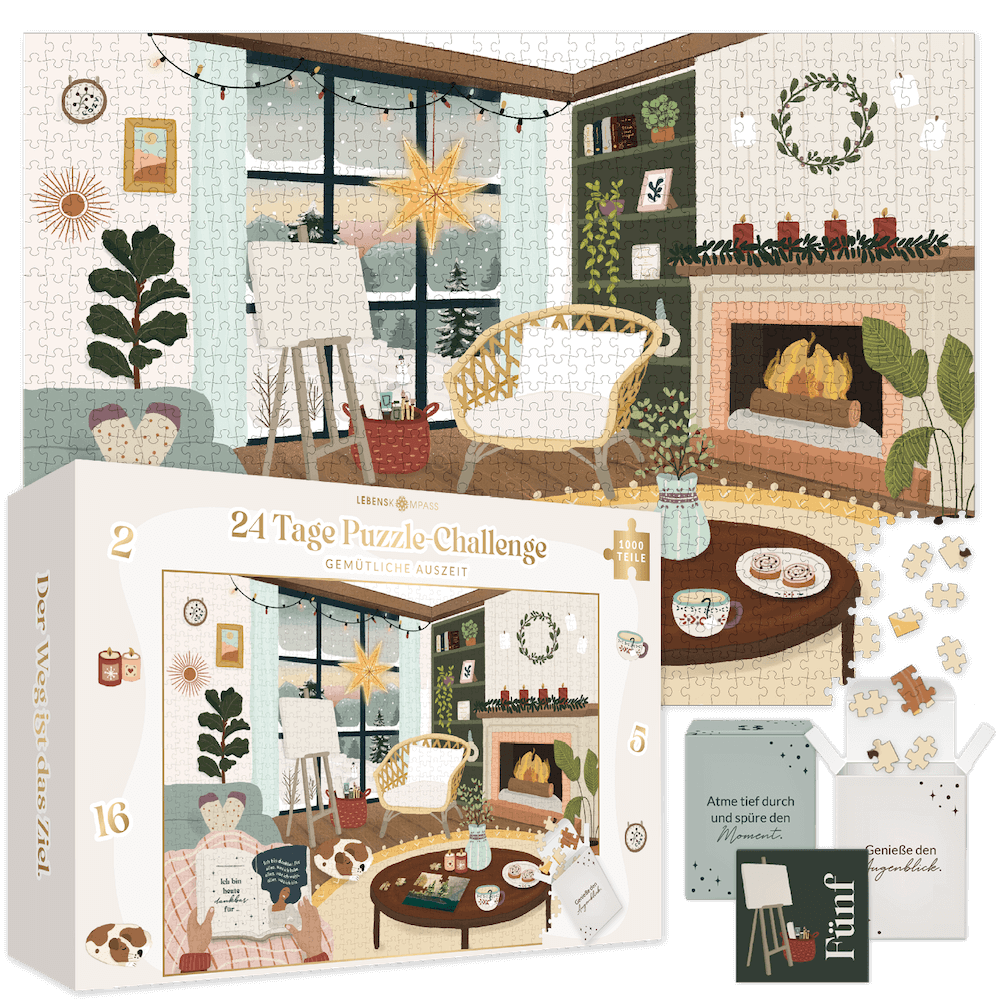Adventskalender Puzzle - 24 Tage Puzzle-Challenge
