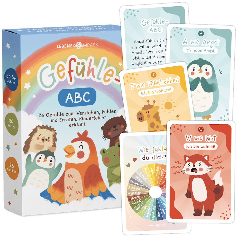Gefühle ABC für Kinder - 50 Gefühlskarten