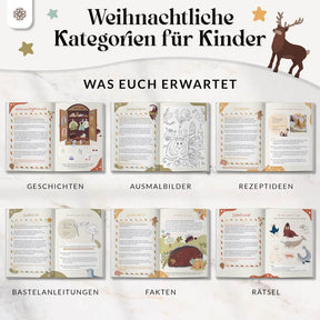 Adventskalenderbuch für Kinder - 24 Türchen