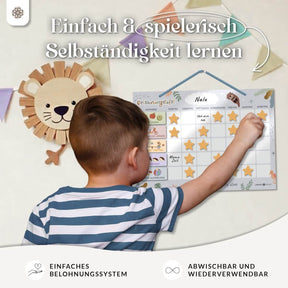Undatierter Tages- und Wochenplaner für Kinder