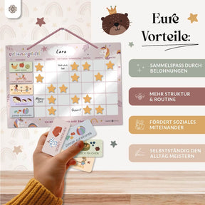 Undatierter Tages- und Wochenplaner für Kinder