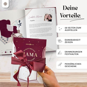 Ein Buch über Dich "Mama & Papa" - Zum Ausfüllen und Verschenken