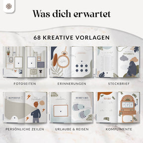 Ein Buch über Dich "Mama & Papa" - Zum Ausfüllen und Verschenken
