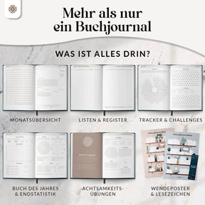 Buchjournal mit Poster