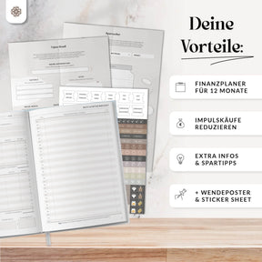 Finanzplaner  – 12 Monate Undatiert