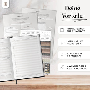 Finanzplaner  – 12 Monate Undatiert