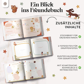 Freundebuch für Kindergartenkinder