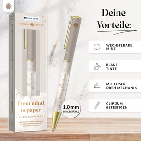 Kugelschreiber mit auswechselbarer Mine