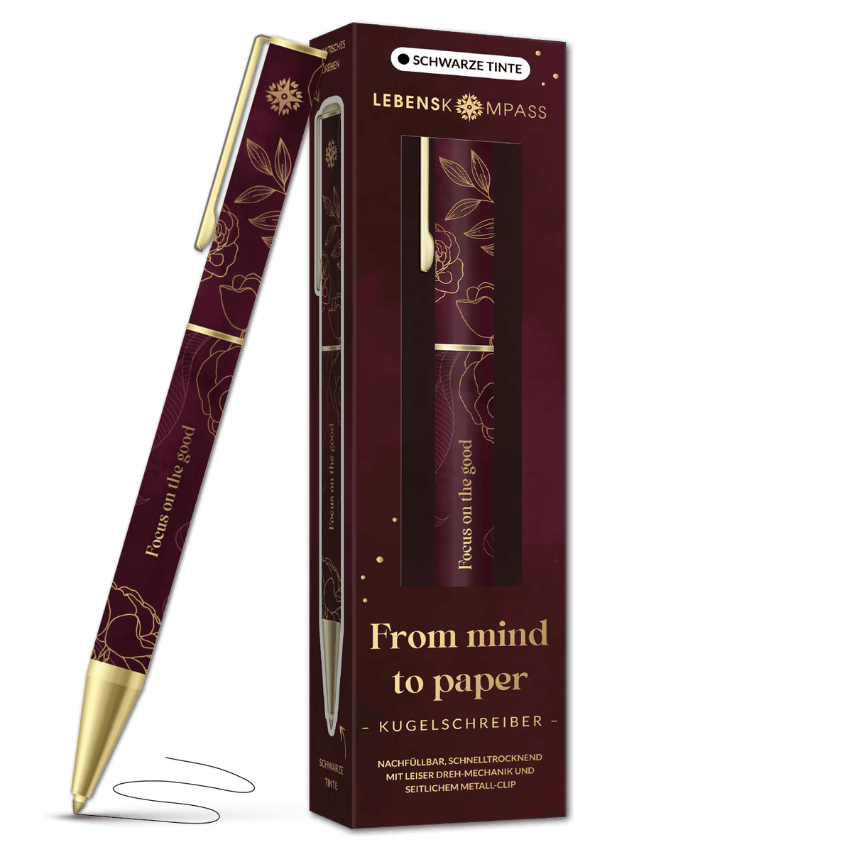 #stil_rosenblatt schwarze Tinte